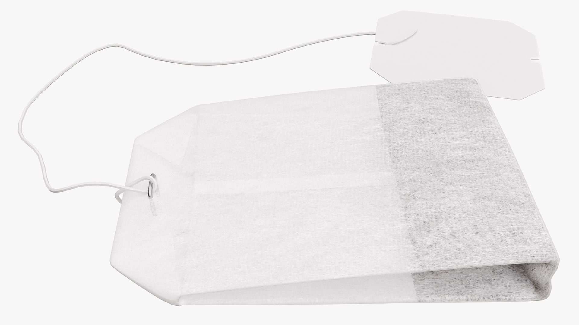 Tea bag with label 04 3D model_2