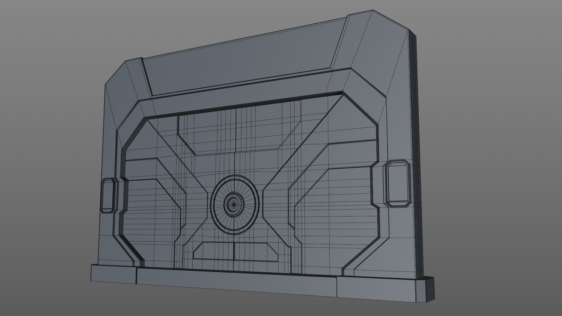 Sci Fi Door  3D model_20