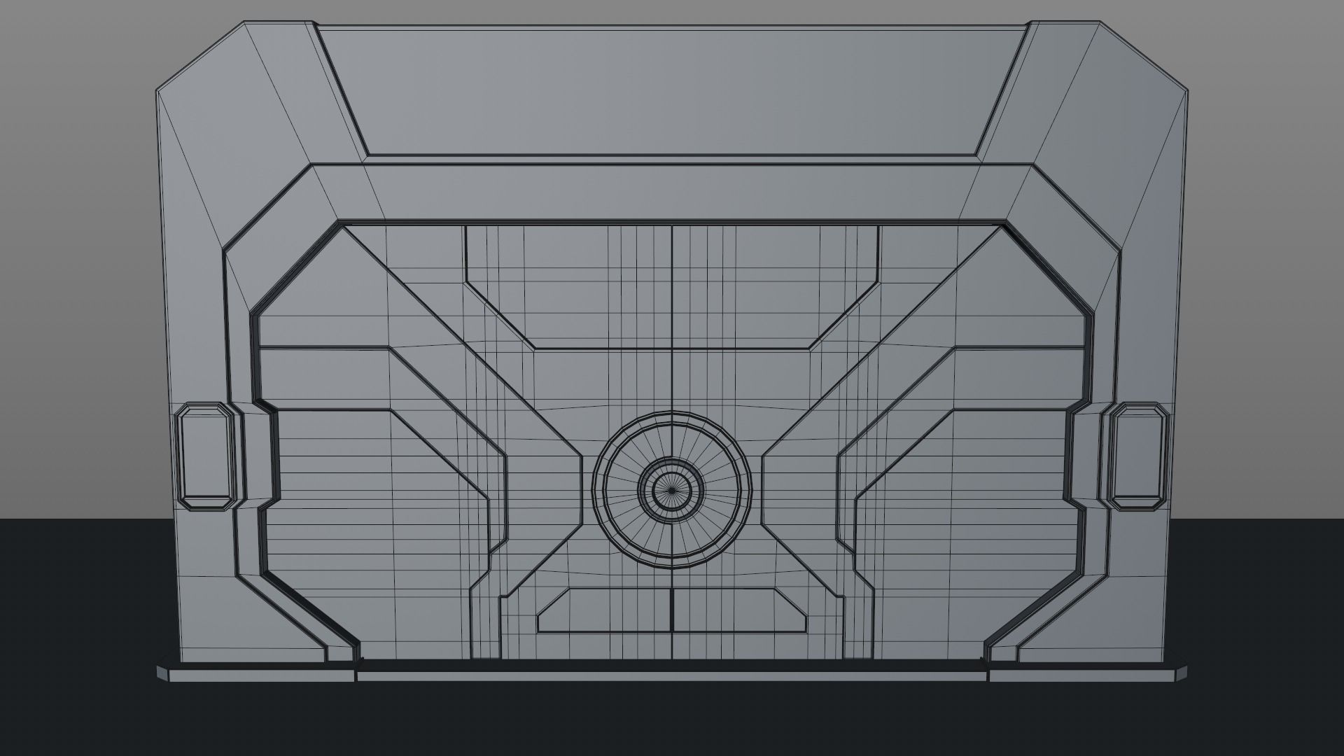 Sci Fi Door  3D model_10