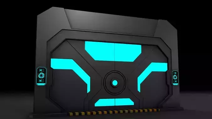 Sci Fi Door  3D model