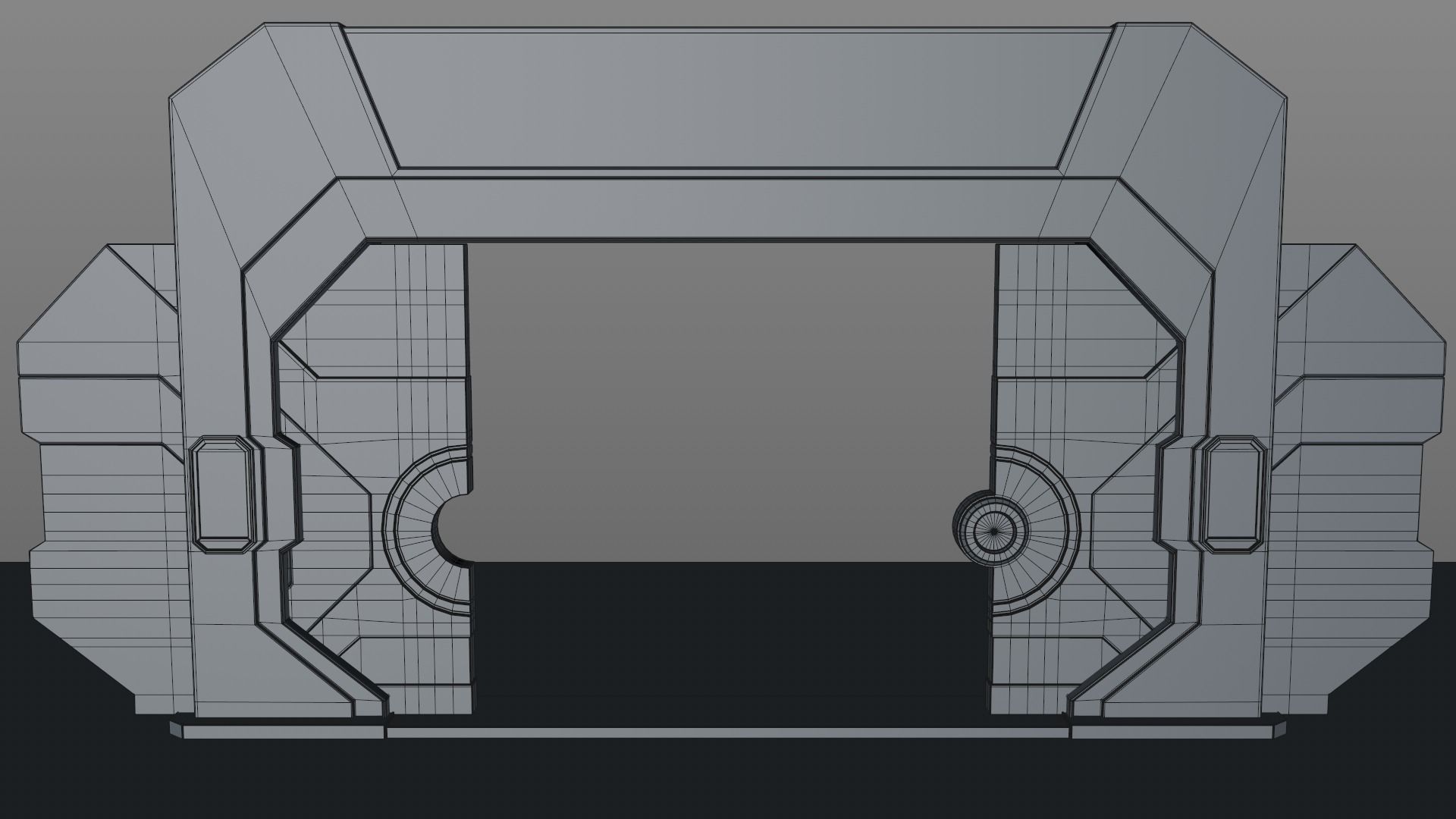 Sci Fi Door  3D model_11