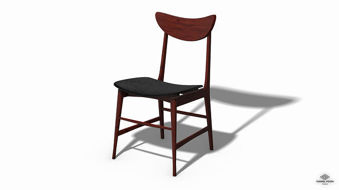 Scandinavian Design Chair 70 - Photoscanned PBR Low-poly 3D model