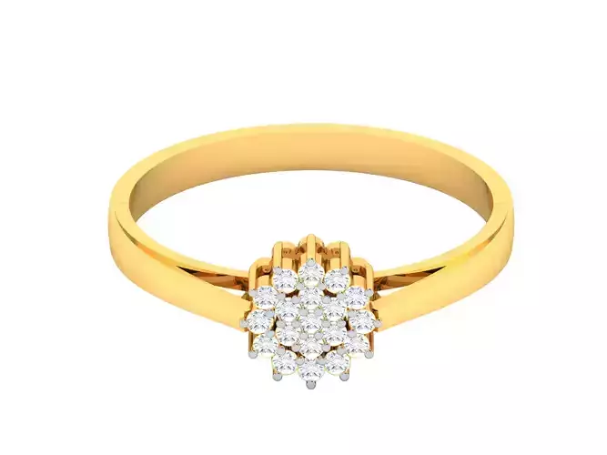 Women bride band ring 3dm render detail