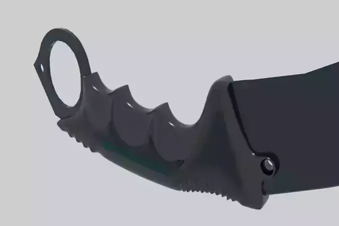 karambit knife 3D print model