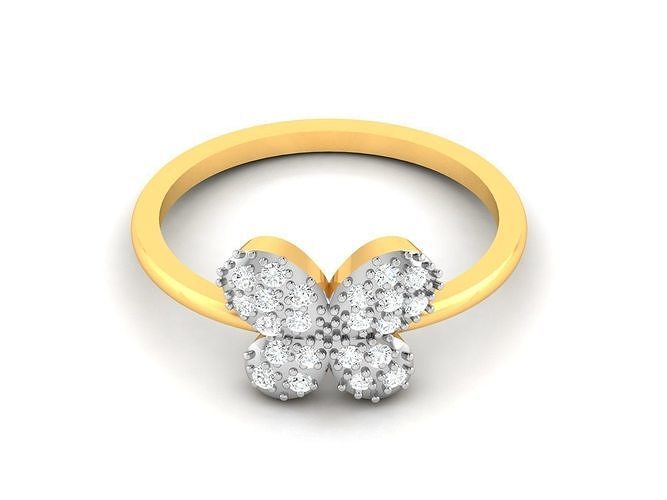 Women bride band ring 3dm render detail 3D print model