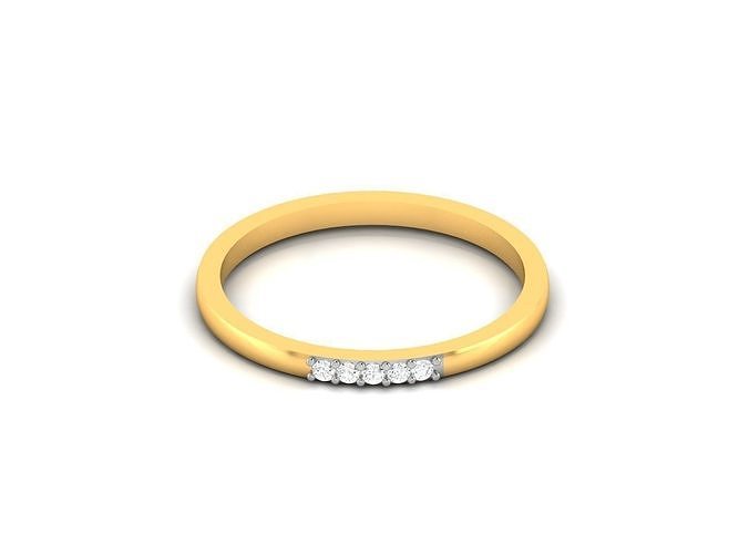 Women bride band ring 3dm render detail 3D print model
