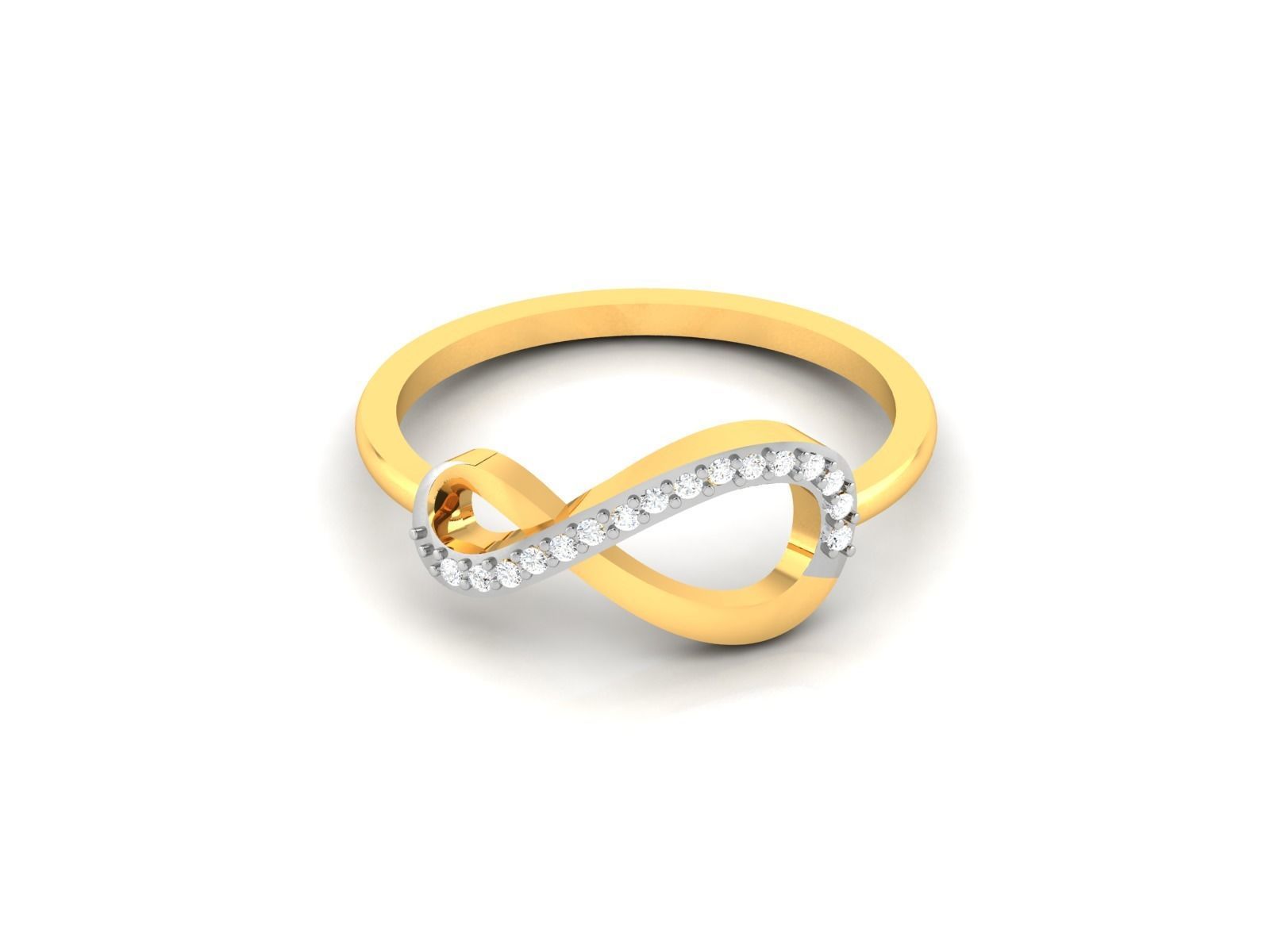 Women bride band ring 3dm render detail 3D print model_7