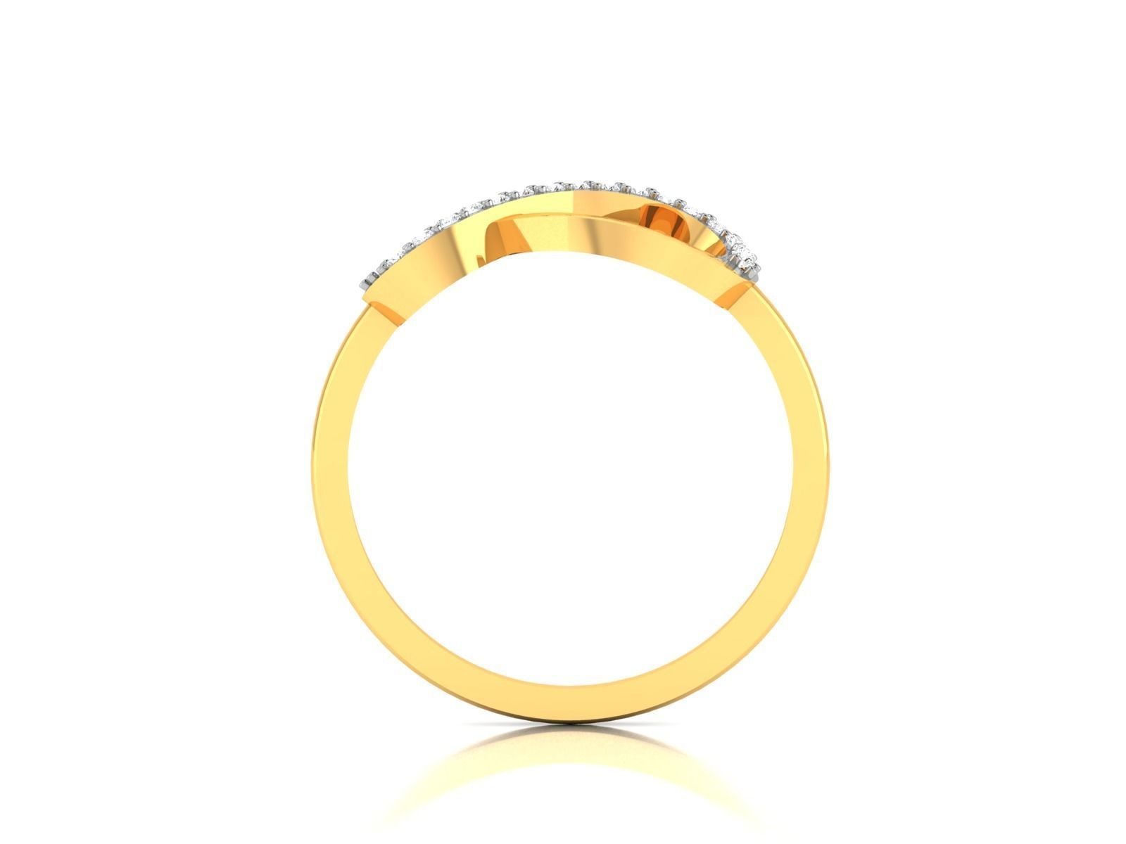 Women bride band ring 3dm render detail 3D print model_5