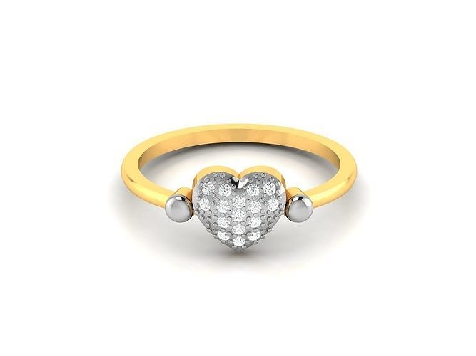 Women bride band ring 3dm render detail 3D print model