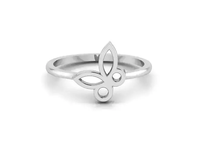 Women bride band ring 3dm render detail 3D print model
