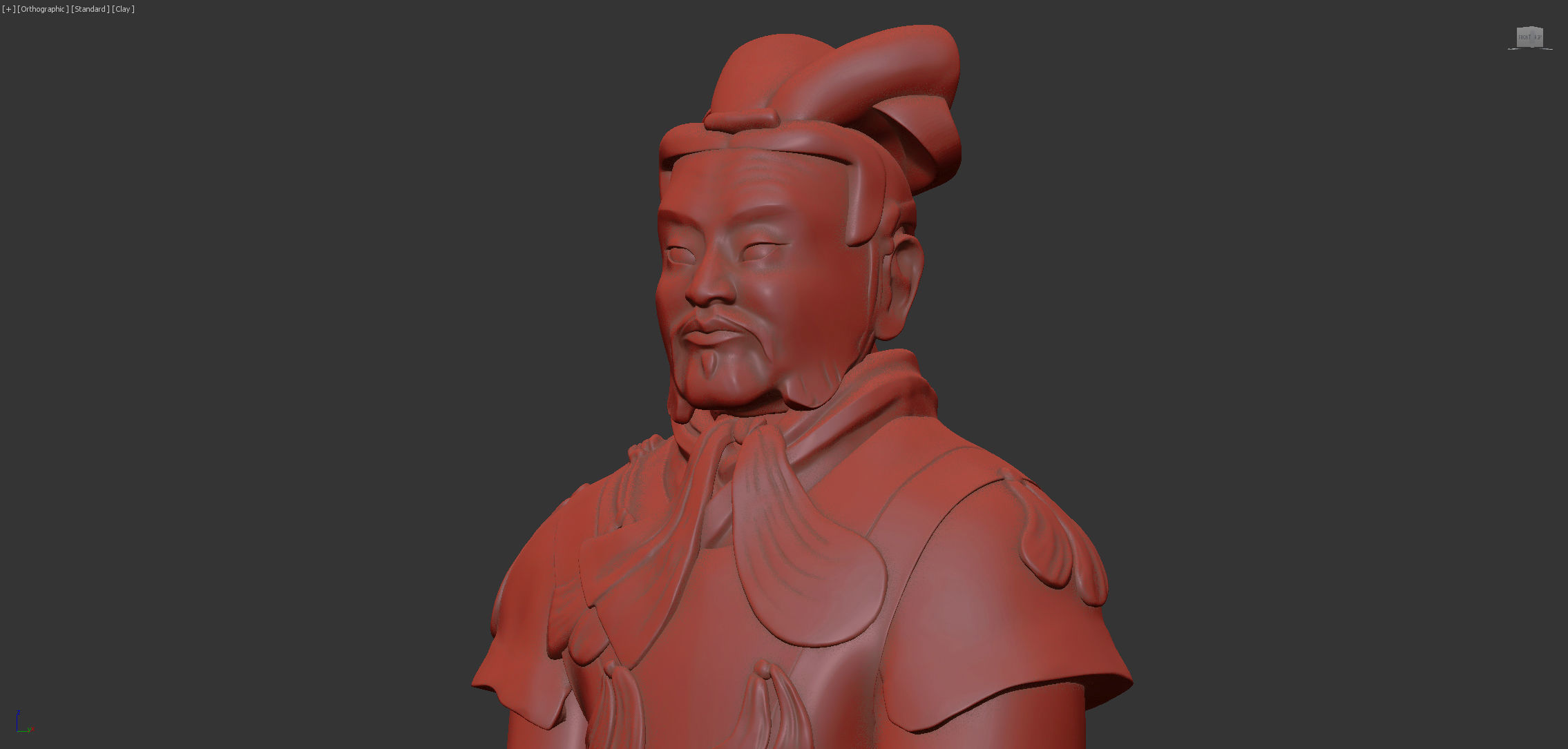 Terracotta Chinese Warrior 3D model_6