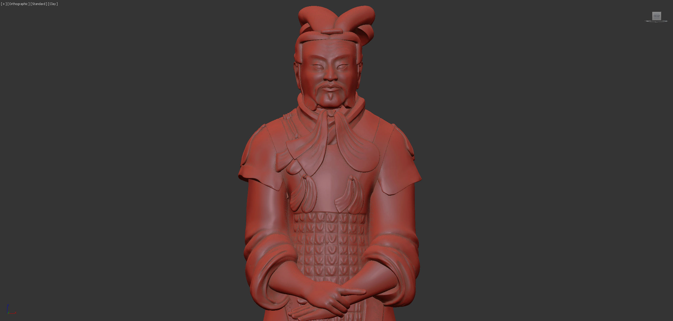 Terracotta Chinese Warrior 3D model_5
