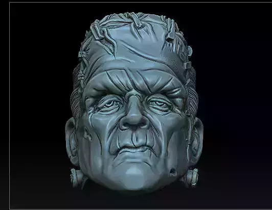 RING VINTAGE MONSTER FRANLKENSTEIN DETAILED