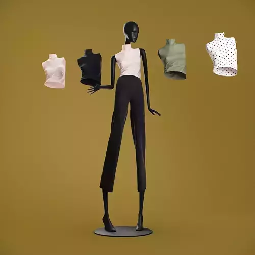 Mannequin 6014 coll 60 top 01 3D model