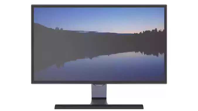 Samsung monitor s24e390hl 3D model