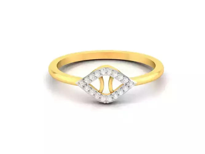 Women bride band ring 3dm render detail