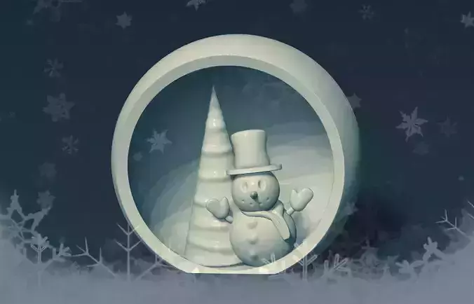 Xmas ball 3D print model