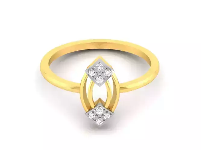 Women bride band ring 3dm render detail