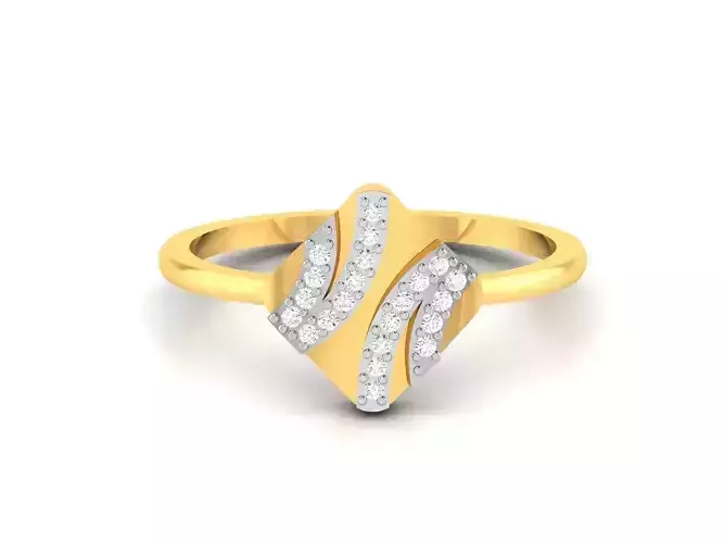 Women bride band ring 3dm render detail