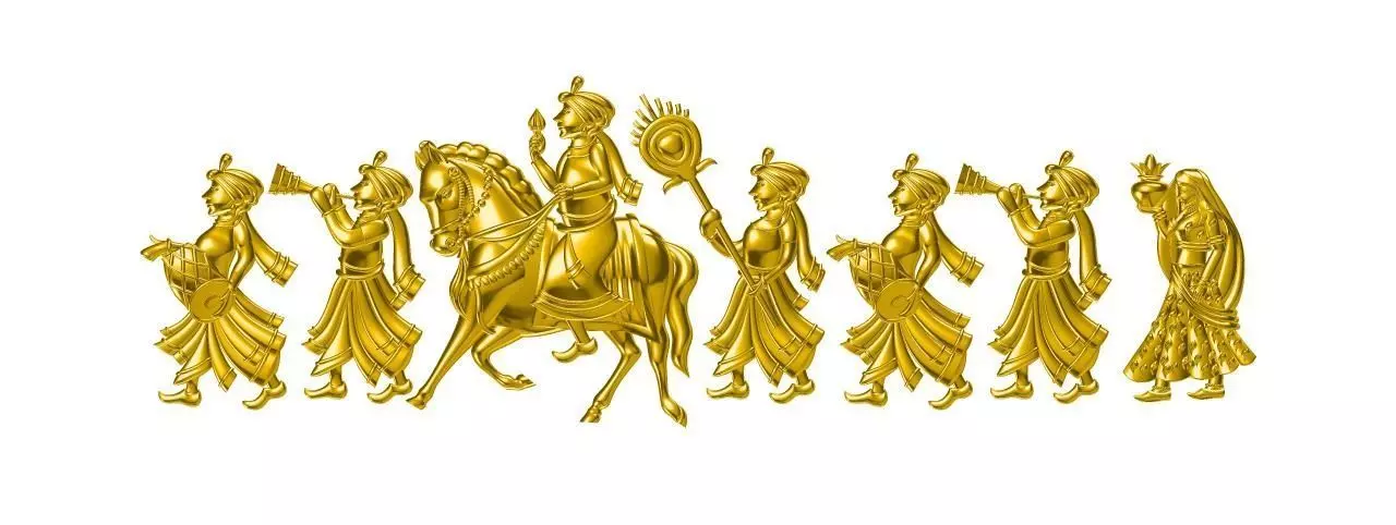 dulha dulhan 3d print  20 pieces  model   3D print model_0