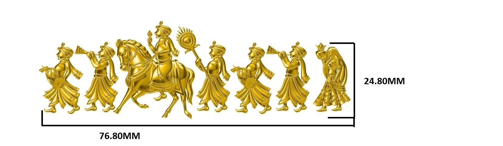 dulha dulhan 3d print  20 pieces  model   3D print model_1