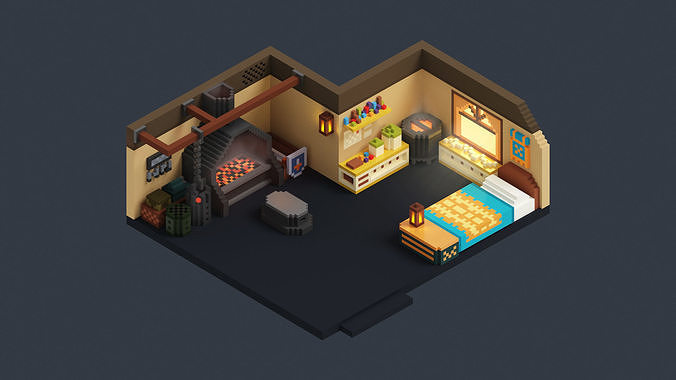 Blacksmiths Room 3D print model