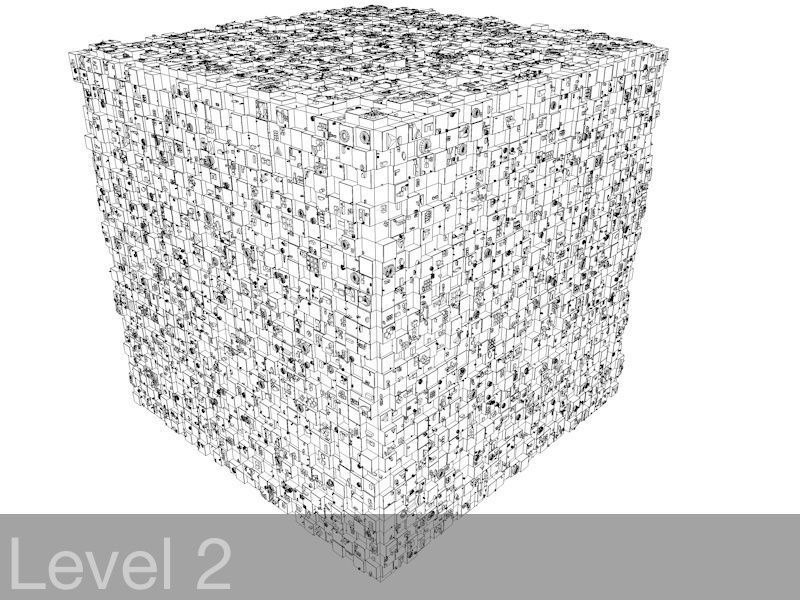 Sci-Fi Shapes - The Cube 3D model_13