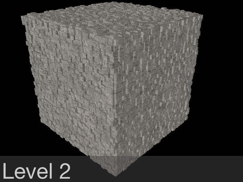 Sci-Fi Shapes - The Cube 3D model_9