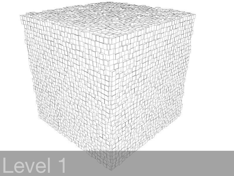 Sci-Fi Shapes - The Cube 3D model_12