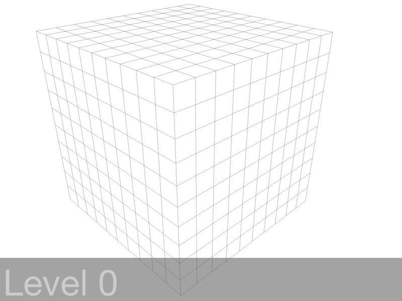 Sci-Fi Shapes - The Cube v2 3D model_3