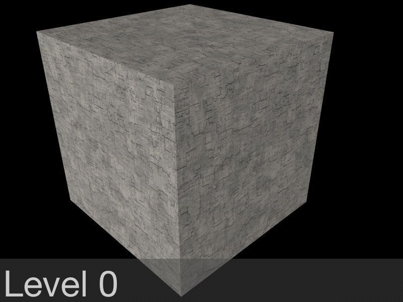 Sci-Fi Shapes - The Cube v2 3D model_6