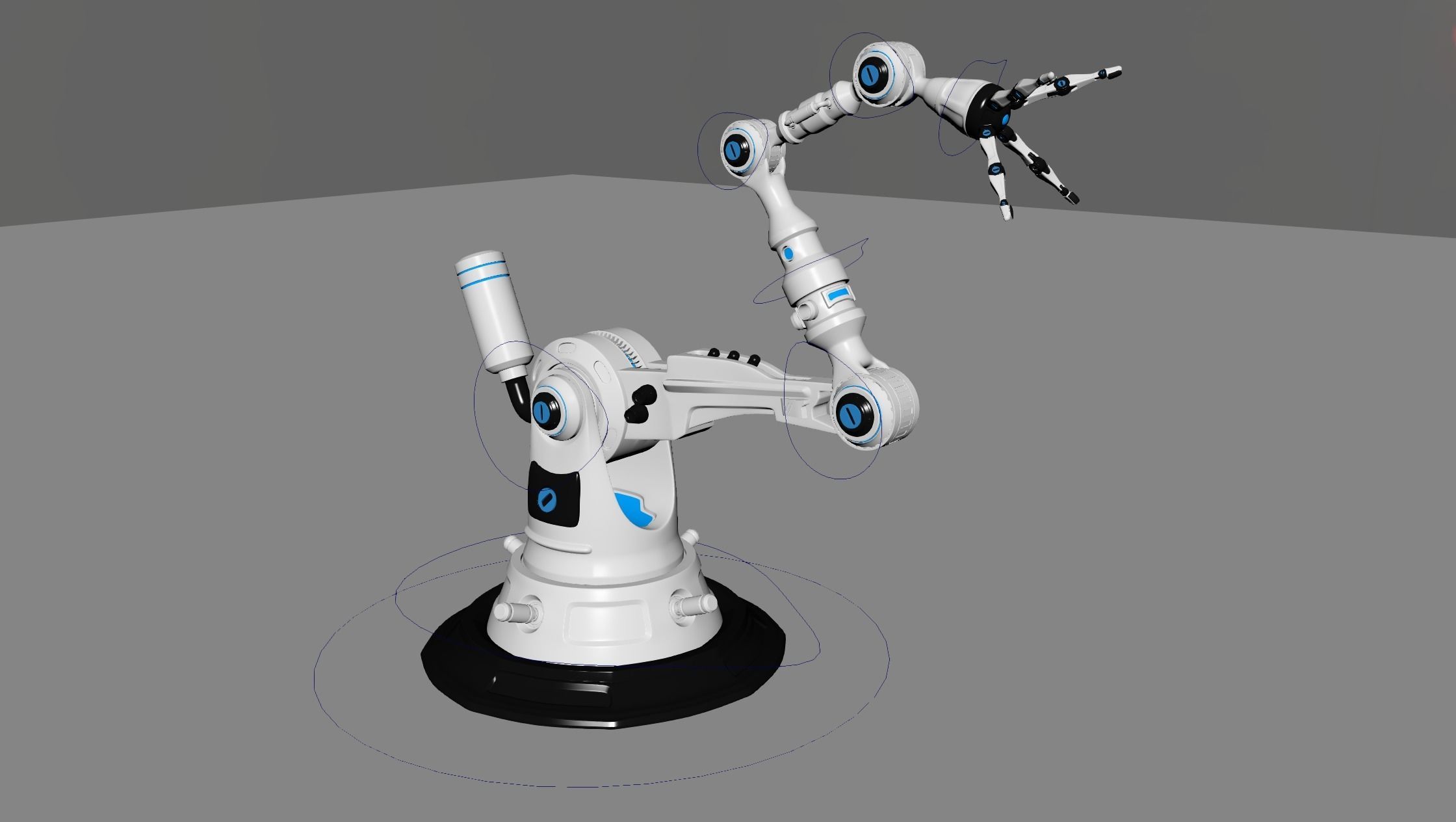 Robot Arm 3D model_5