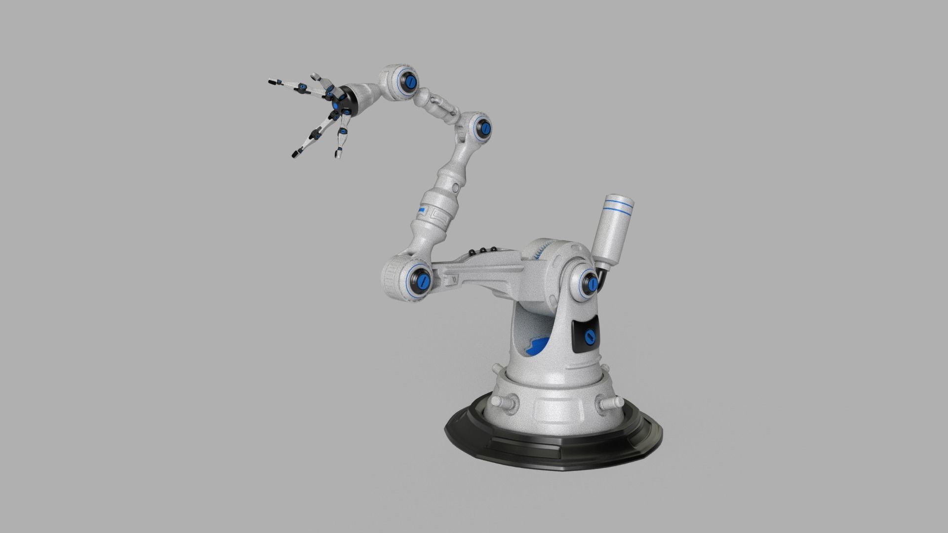 Robot Arm 3D model_3