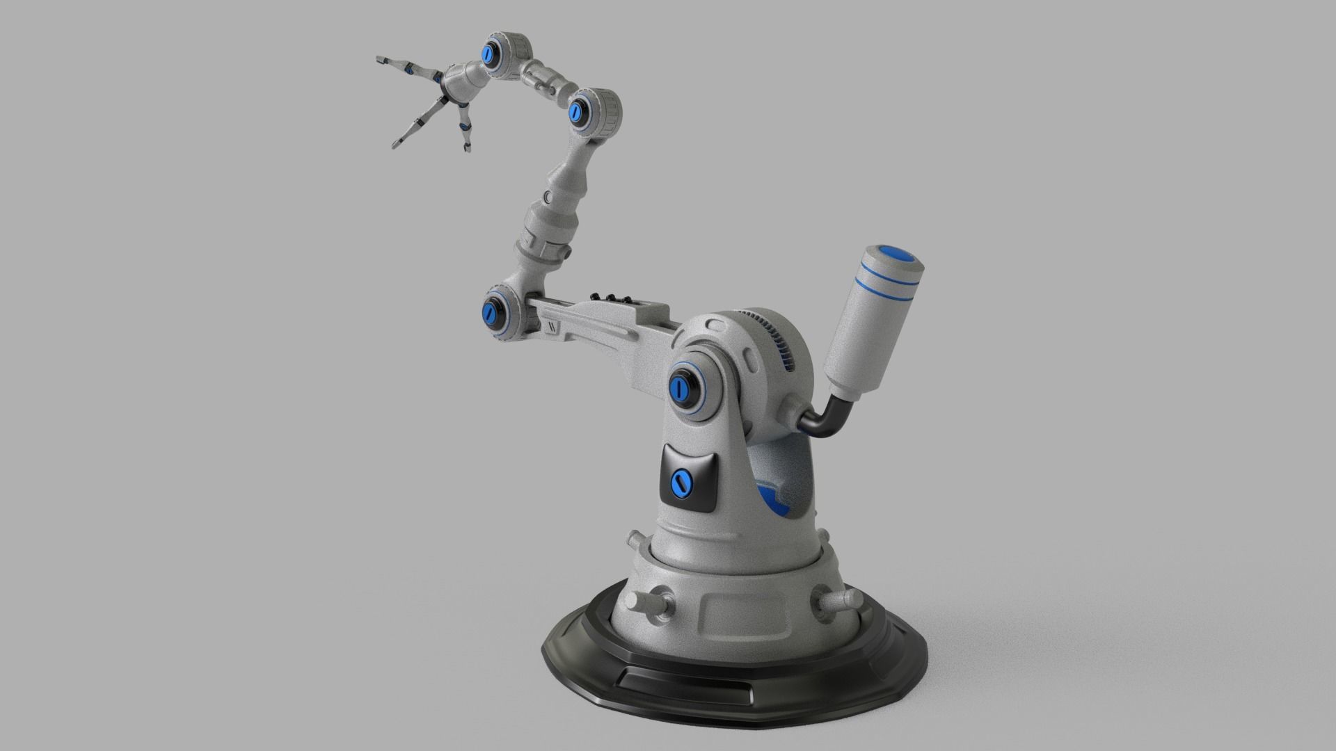 Robot Arm 3D model_4