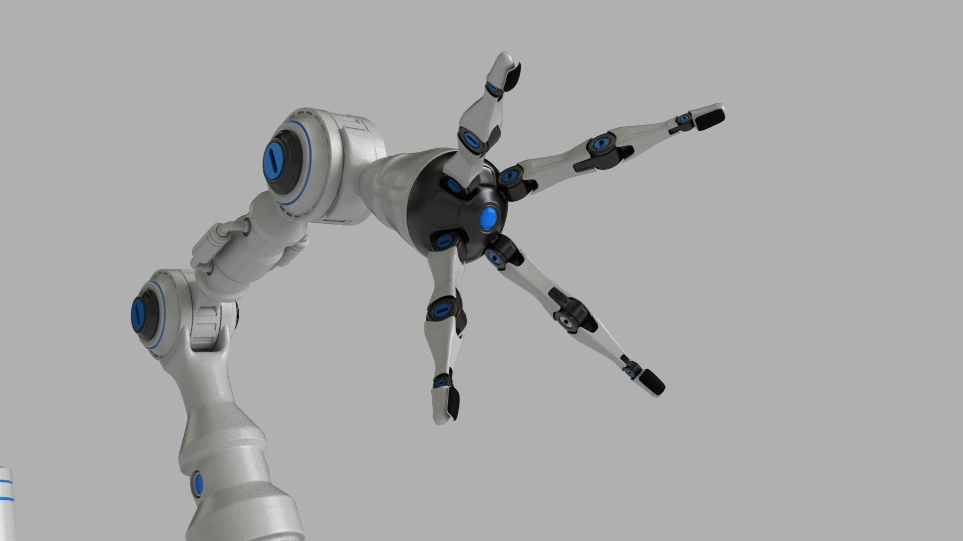 Robot Arm 3D model_2