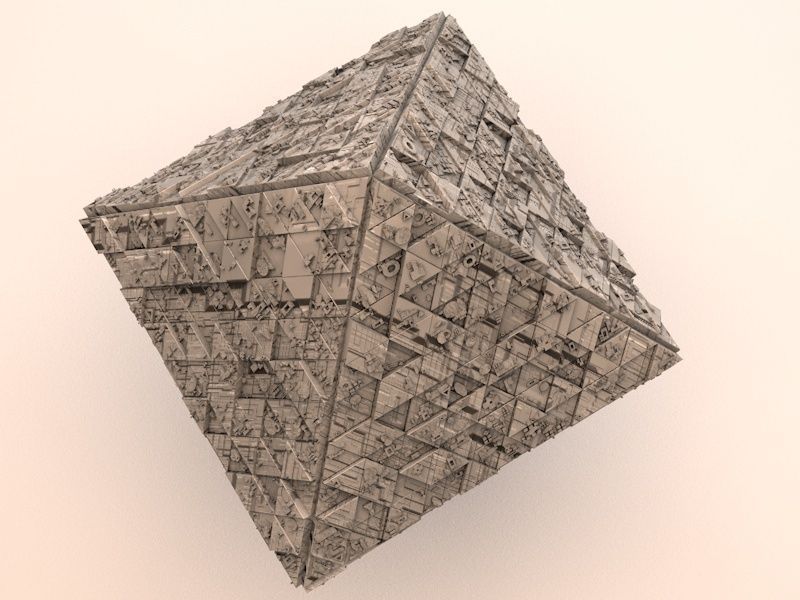 Sci-Fi Shapes - The Diamond 3D model_3