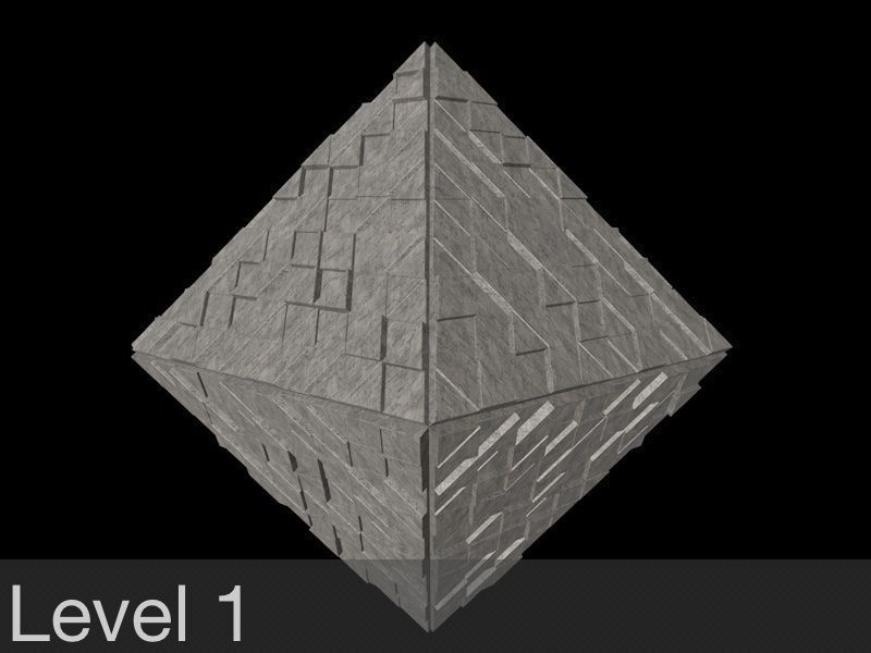 Sci-Fi Shapes - The Diamond 3D model_1