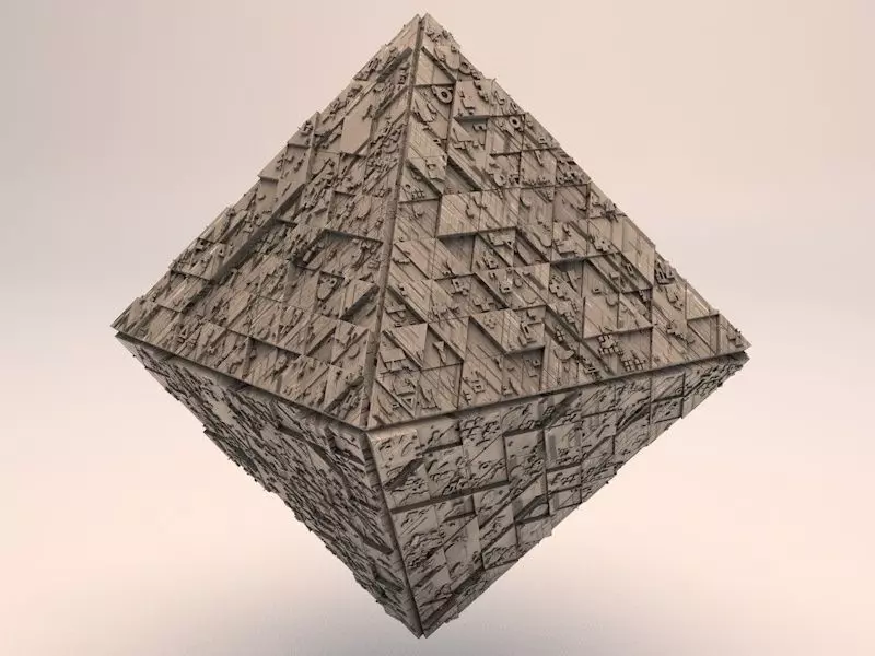 Sci-Fi Shapes - The Diamond 3D model_0