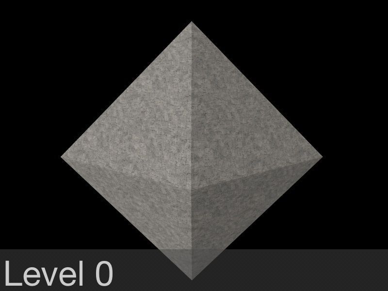 Sci-Fi Shapes - The Diamond 3D model_5