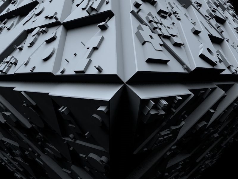 Sci-Fi Shapes - The Diamond 3D model_10