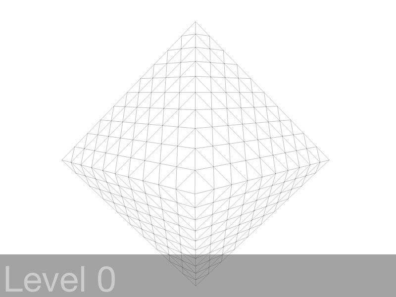 Sci-Fi Shapes - The Diamond 3D model_4