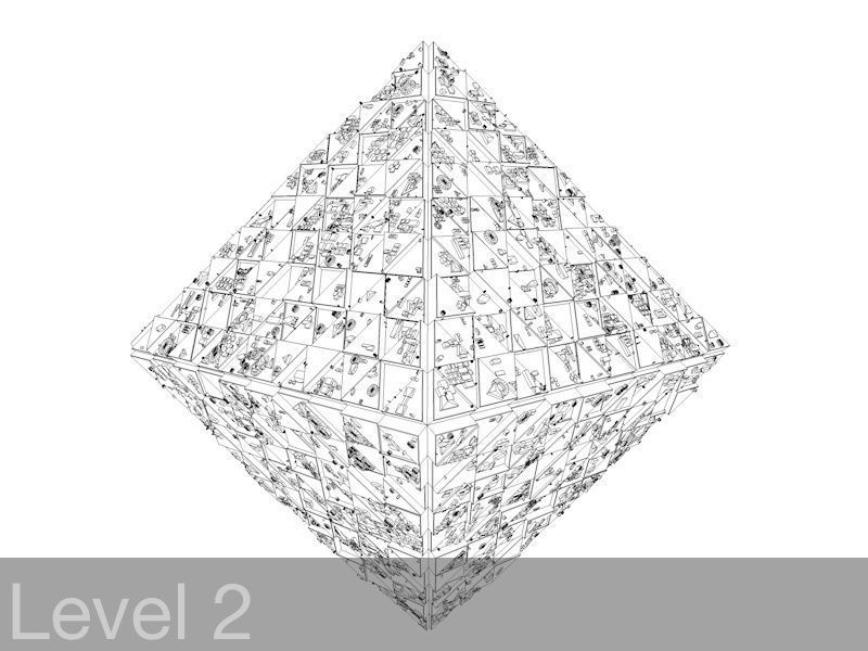 Sci-Fi Shapes - The Diamond 3D model_6