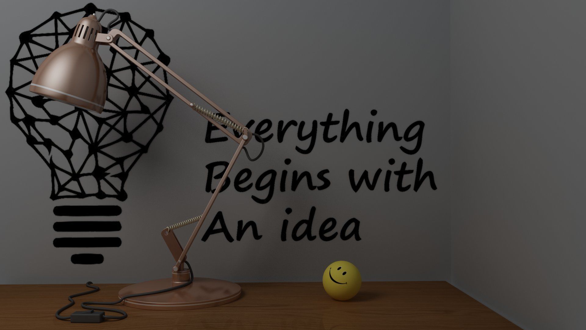 Study Lamp 3D model_5