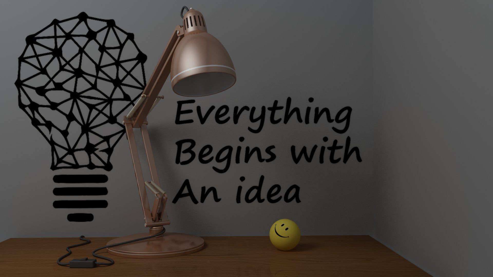 Study Lamp 3D model_10