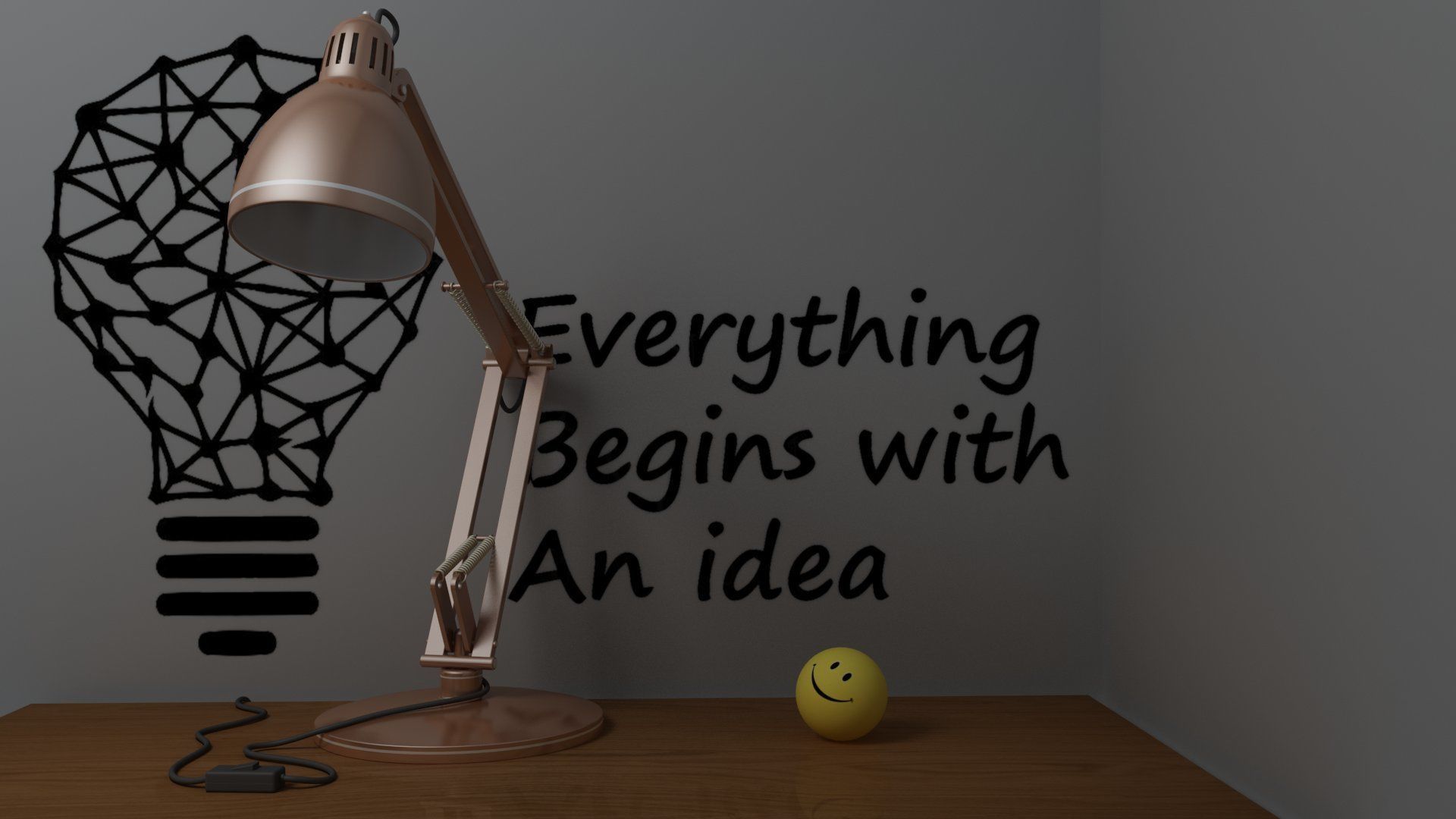 Study Lamp 3D model_8