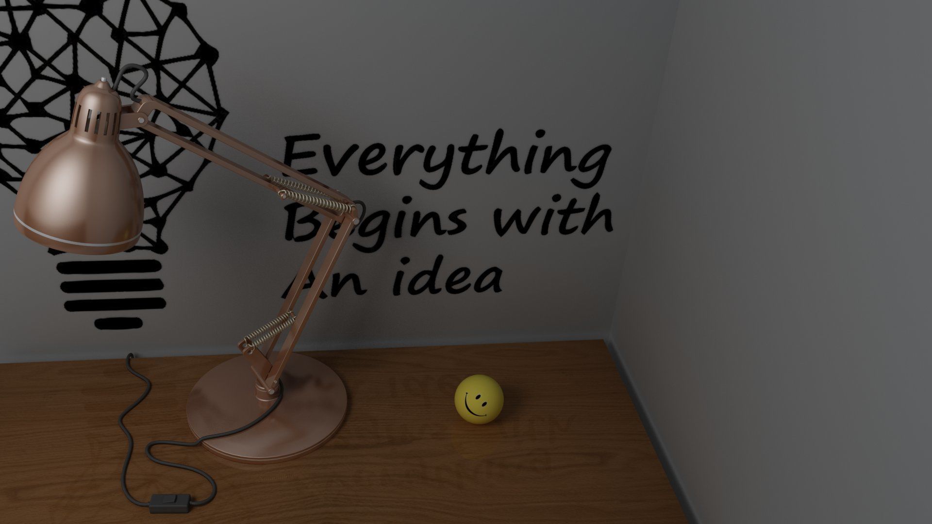 Study Lamp 3D model_18