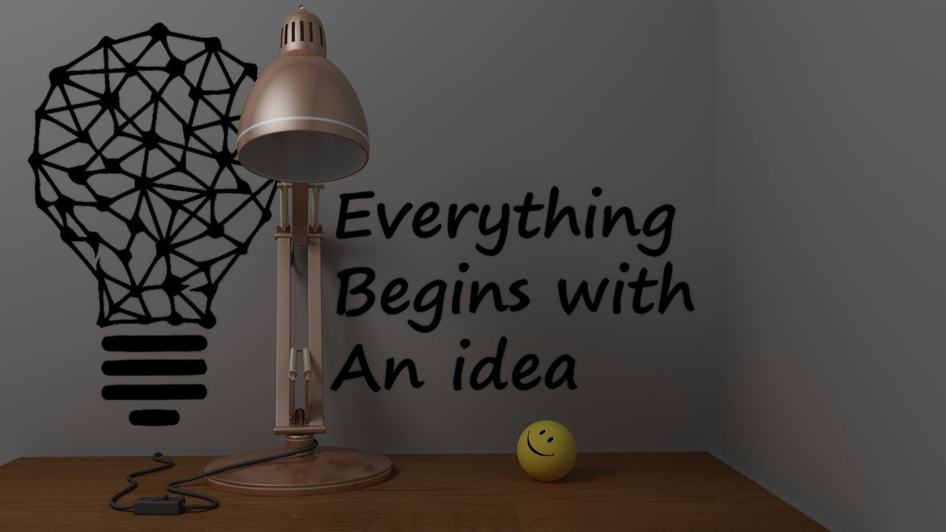 Study Lamp 3D model_9