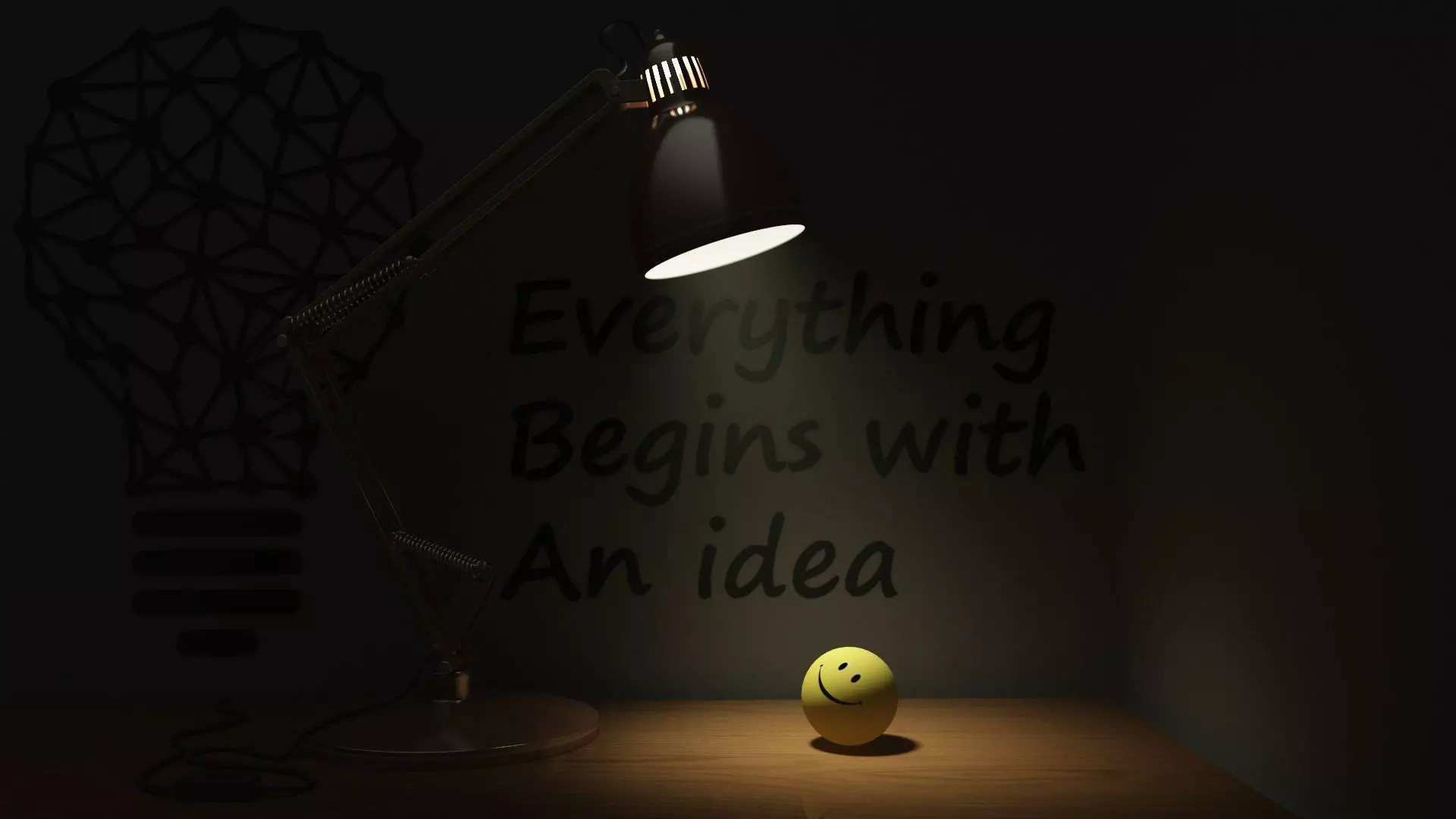 Study Lamp 3D model_0