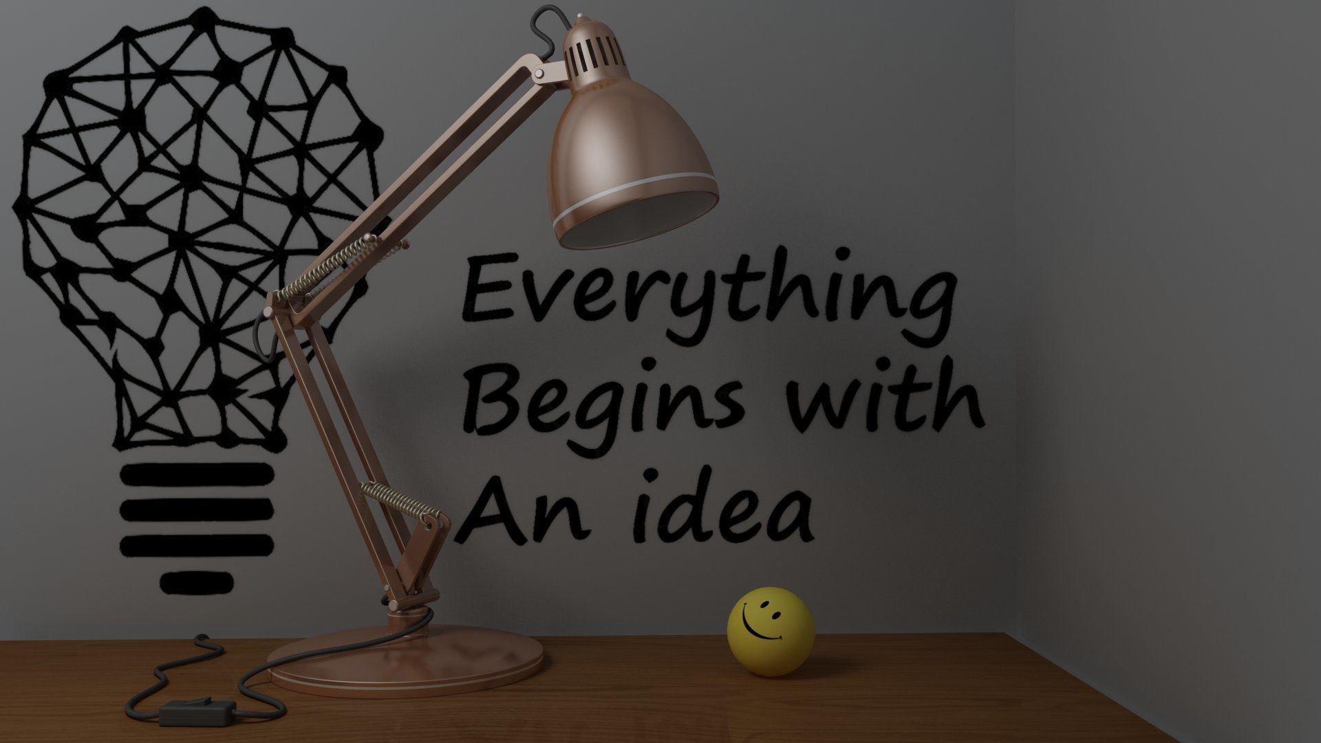 Study Lamp 3D model_11