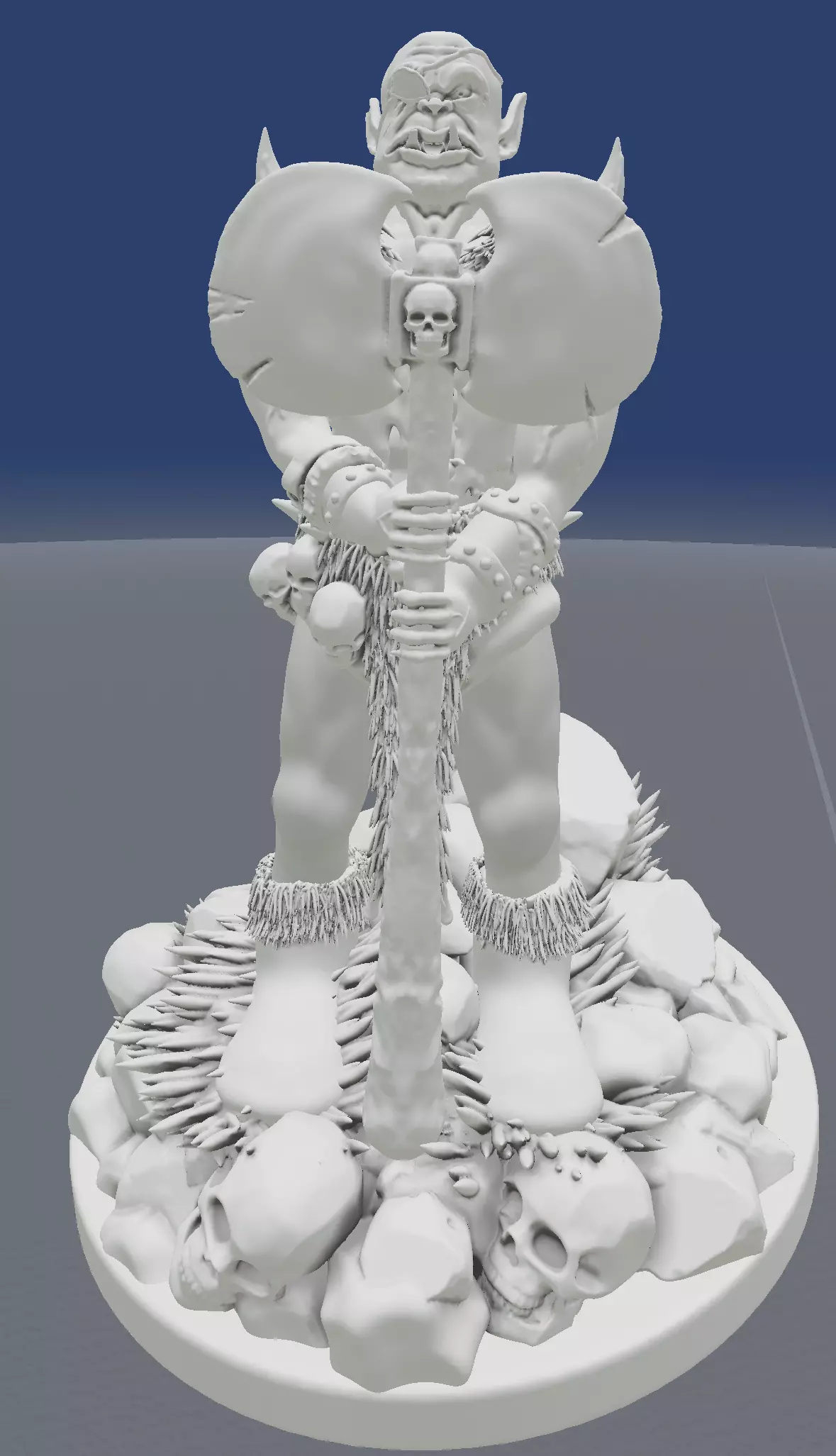 Ogre figurine 3D print model